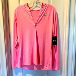 Under Armour Pink Hoodie, L, NWT